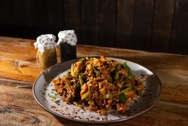 Sri Lankan Kottu on Plate